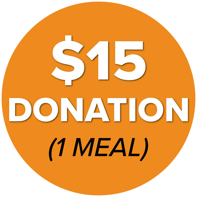 DONATE $15 (1 Meal)